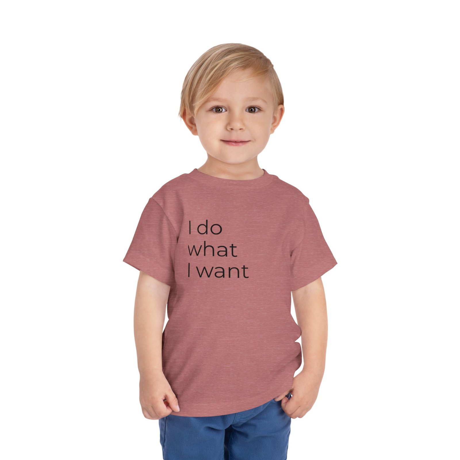 Toddler Tee - "I Do What I Want" Minimalist Toddler T-Shirt - Image 10