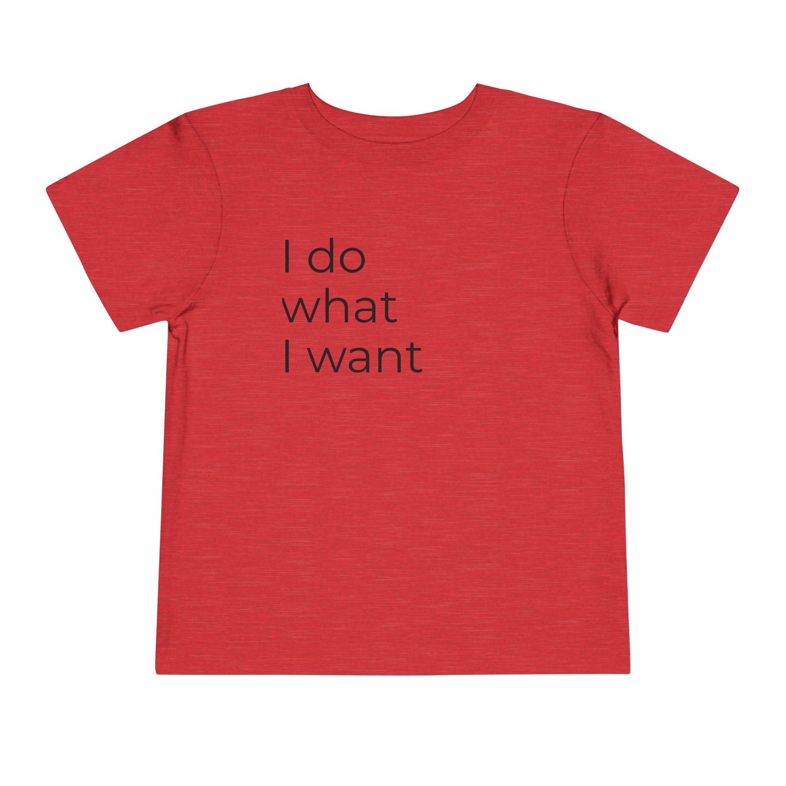 Toddler Tee - "I Do What I Want" Minimalist Toddler T-Shirt - Image 28