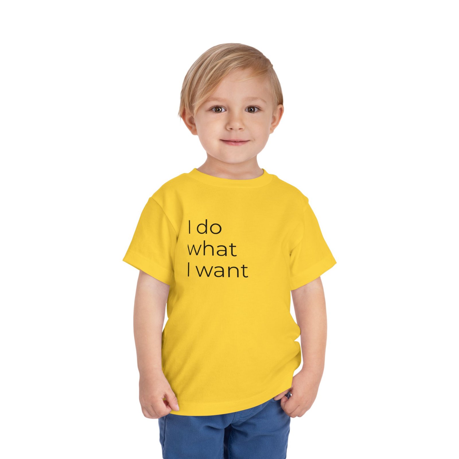 Toddler Tee - "I Do What I Want" Minimalist Toddler T-Shirt - Image 16