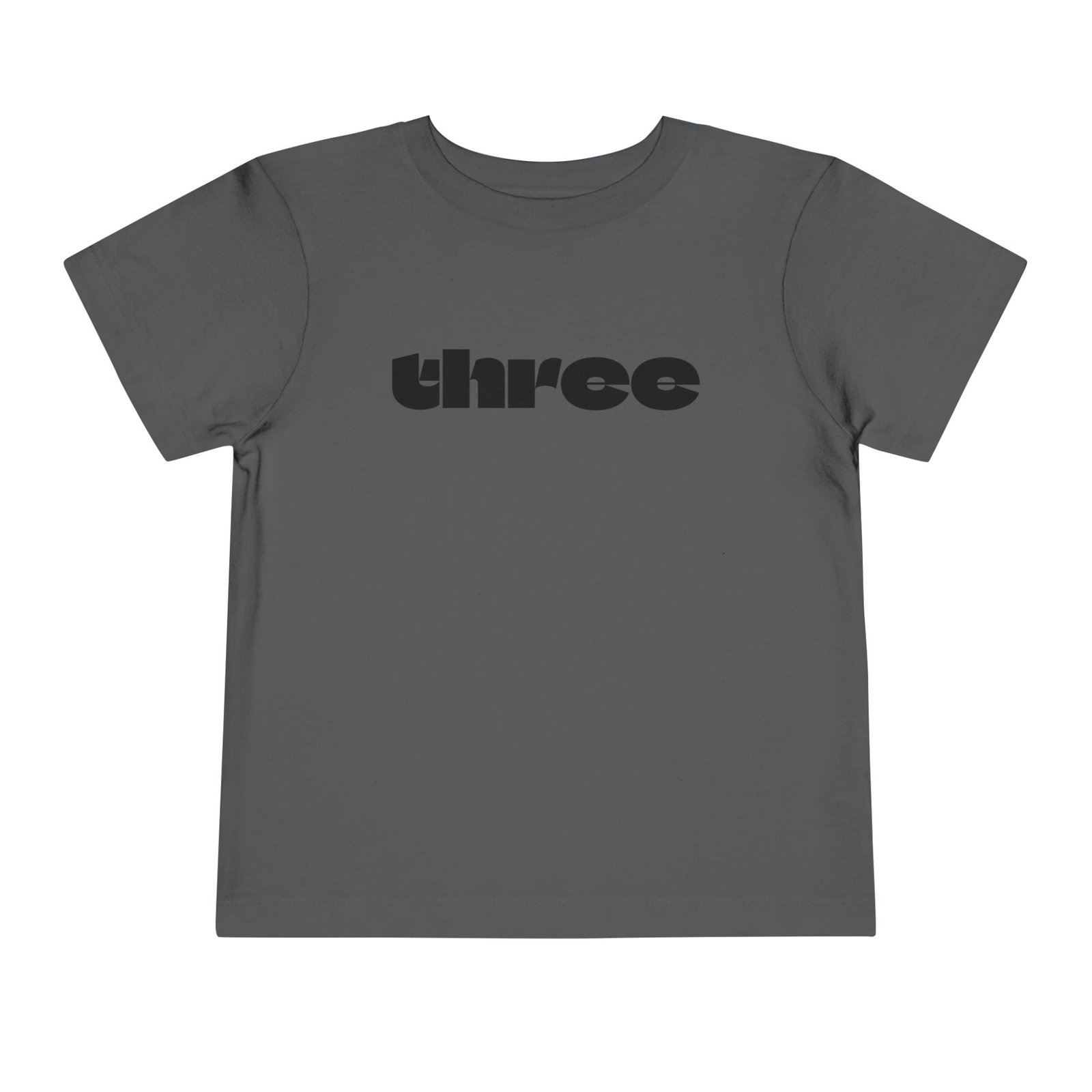 three graphic Toddler Tee | Number Three Shirt, Kids 3rd Birthday Shirt - Image 26