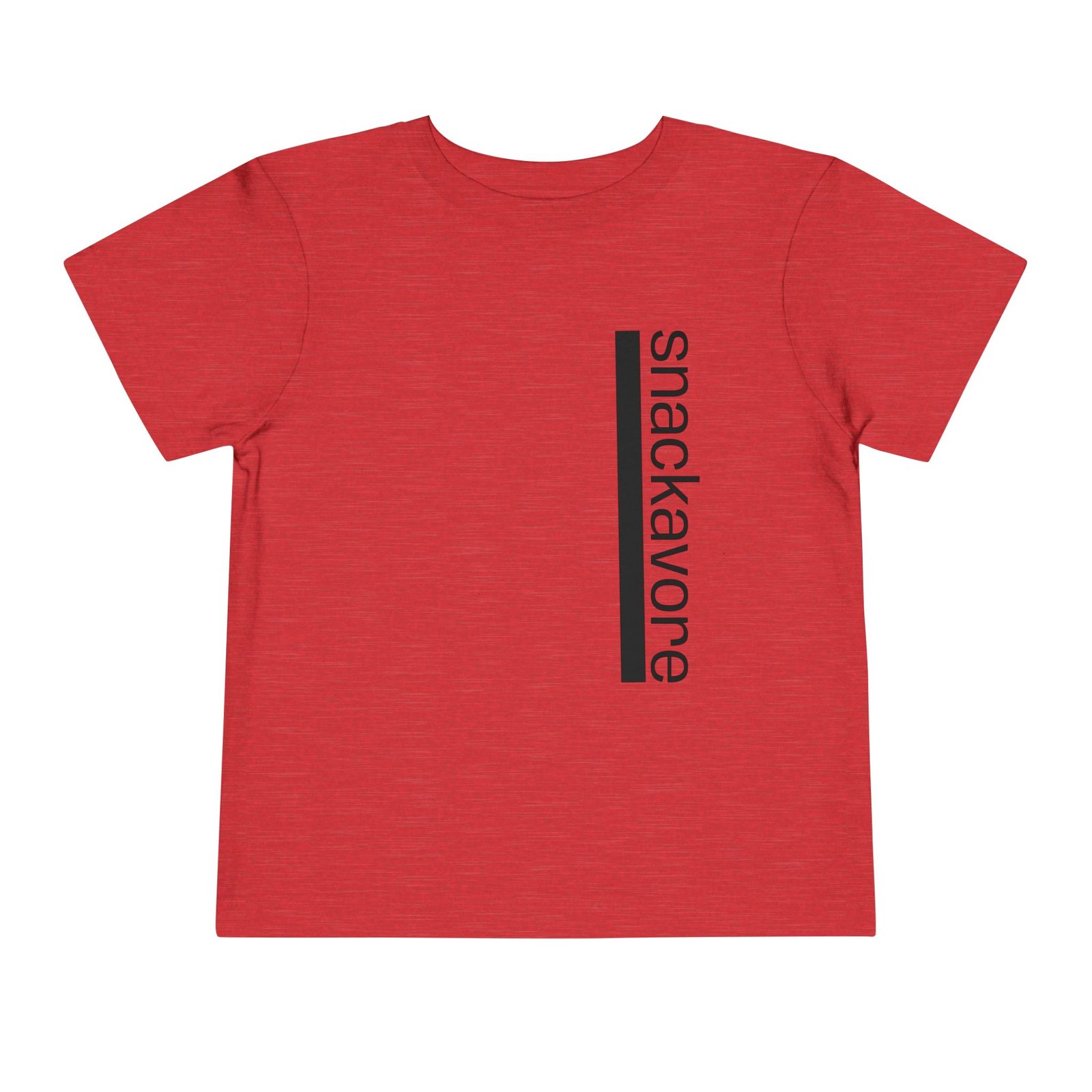 snackavore Toddler T-Shirt | Vertical Text Kids Graphic T-Shirt - Image 26
