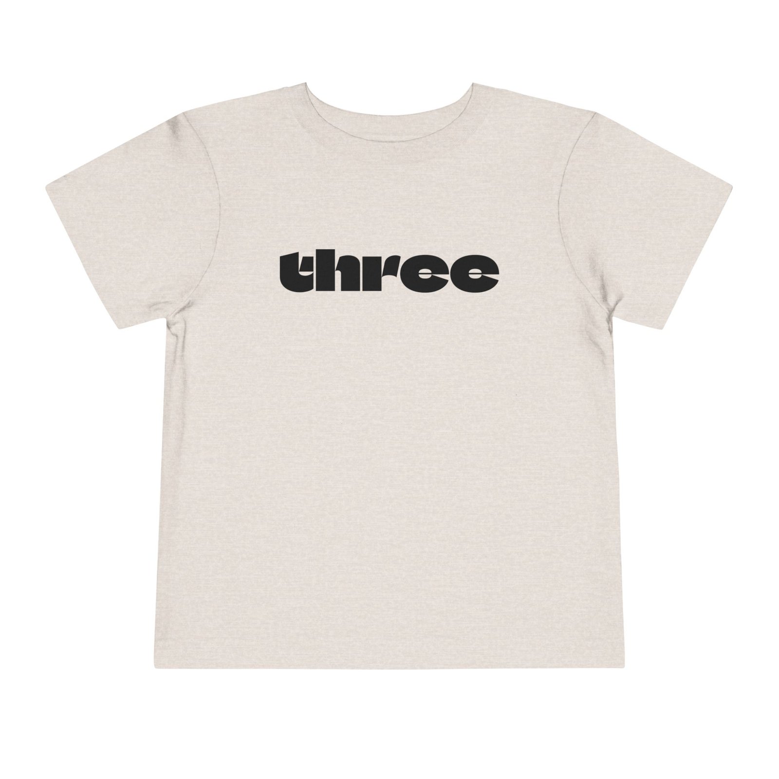 three graphic Toddler Tee | Number Three Shirt, Kids 3rd Birthday Shirt - Image 10