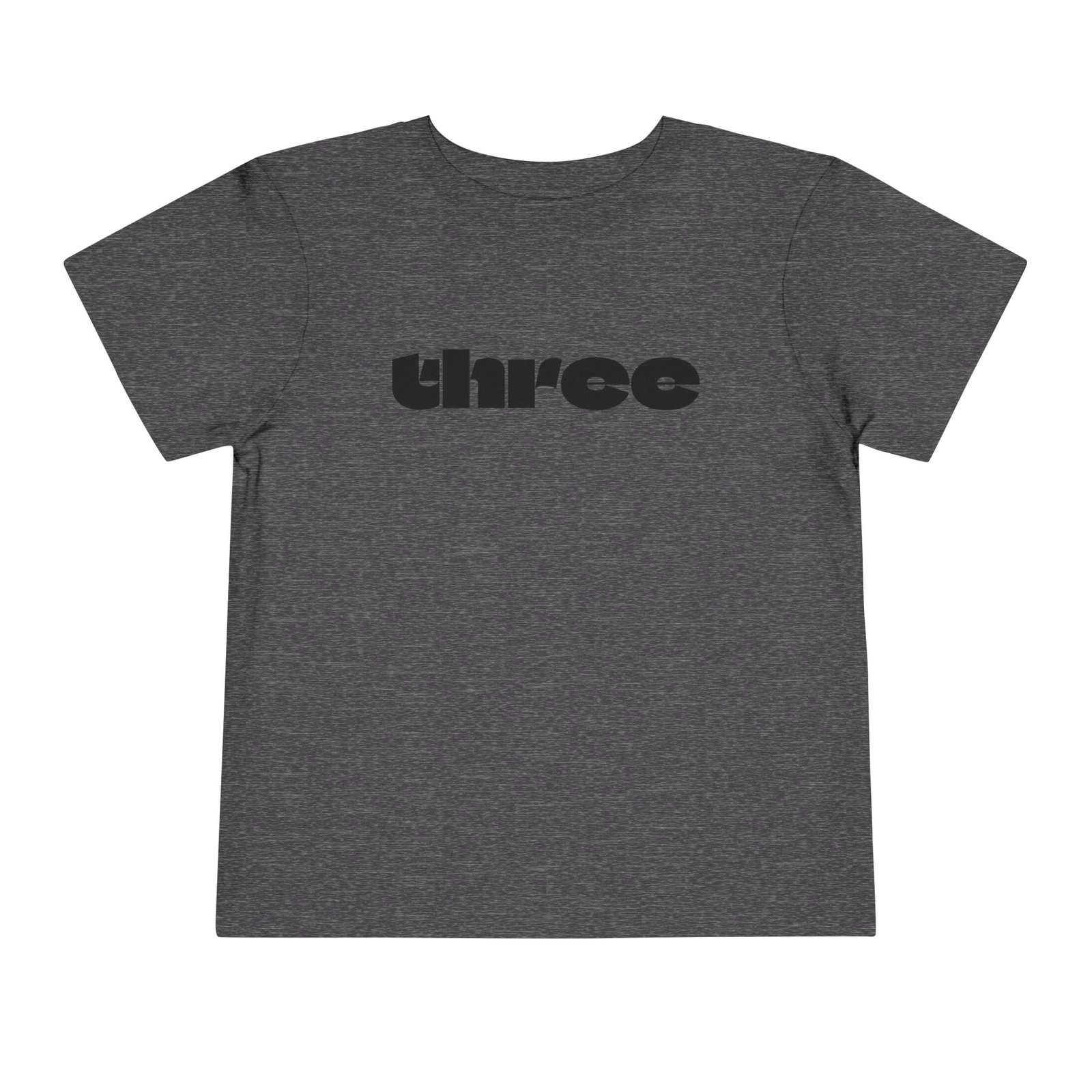 three graphic Toddler Tee | Number Three Shirt, Kids 3rd Birthday Shirt - Image 28