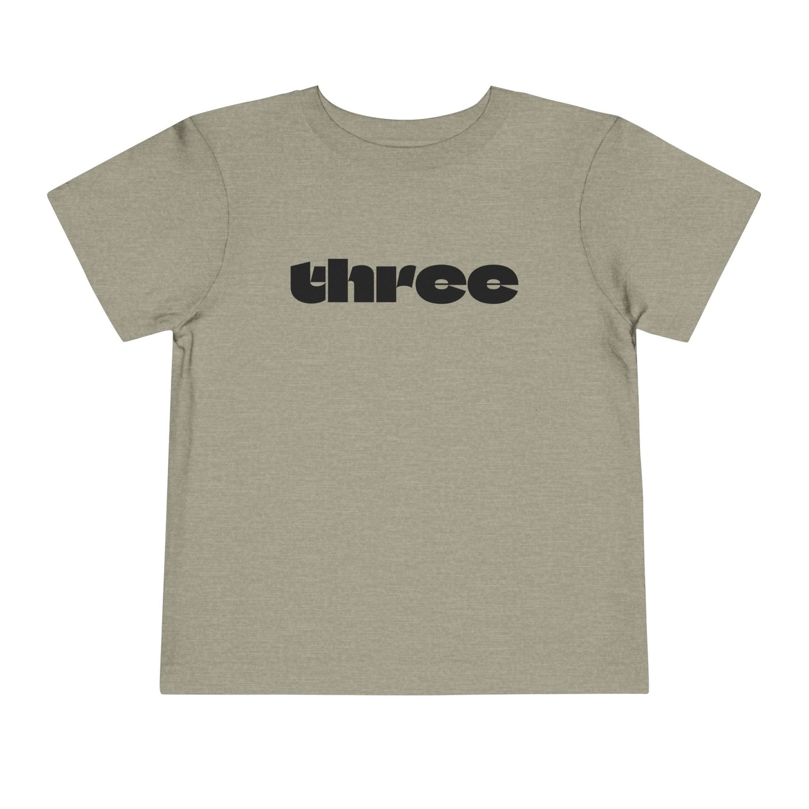three graphic Toddler Tee | Number Three Shirt, Kids 3rd Birthday Shirt - Image 12