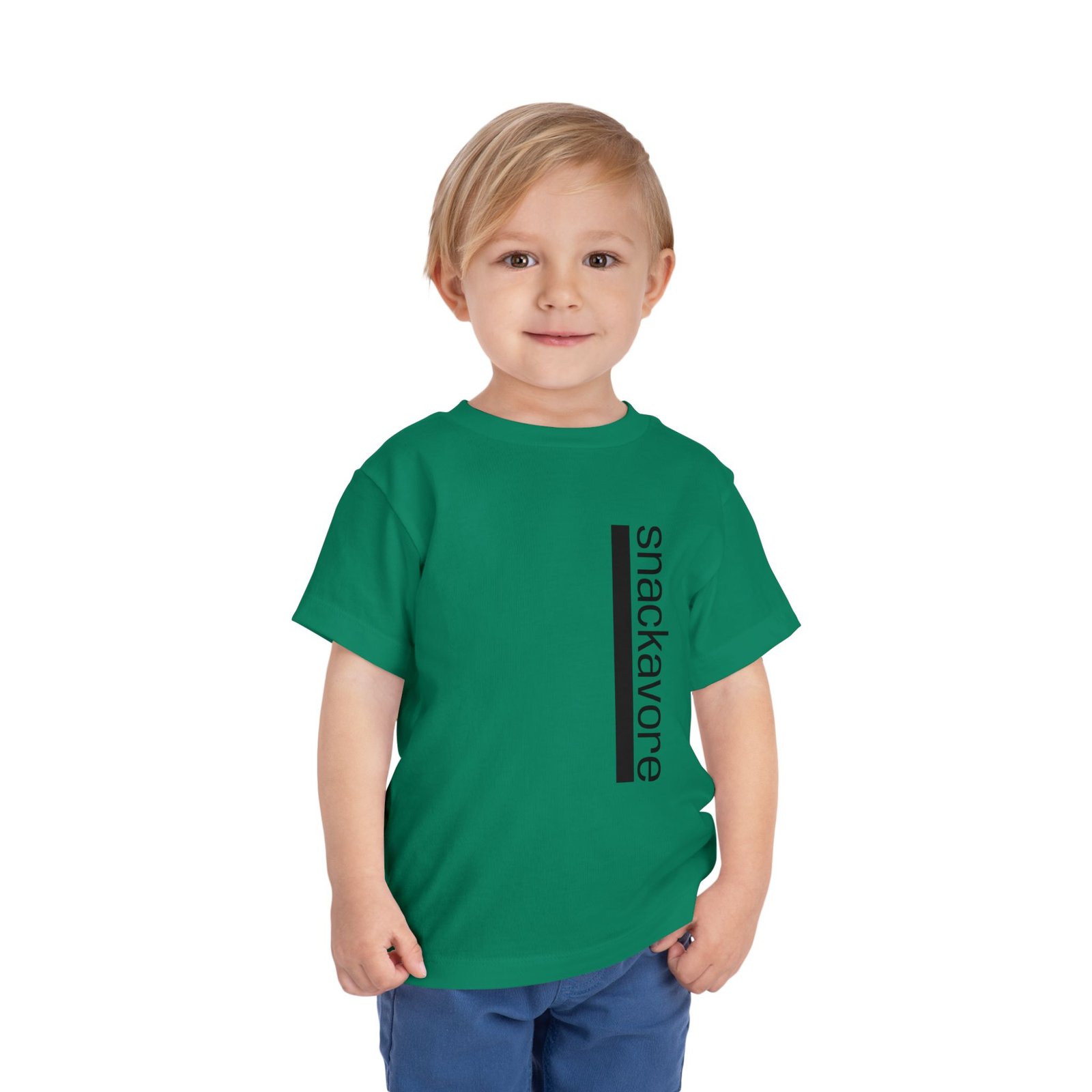 snackavore Toddler T-Shirt | Vertical Text Kids Graphic T-Shirt - Image 15