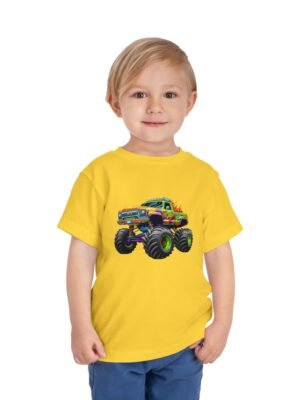 Colorful Monster Truck Toddler Tee | Off-Road Vehicle Toddler T-Shirt