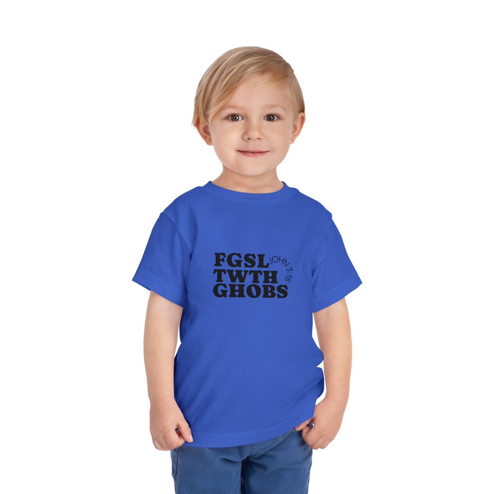 John 3:16 Toddler Tee — Bible Verse Toddler T-Shirt