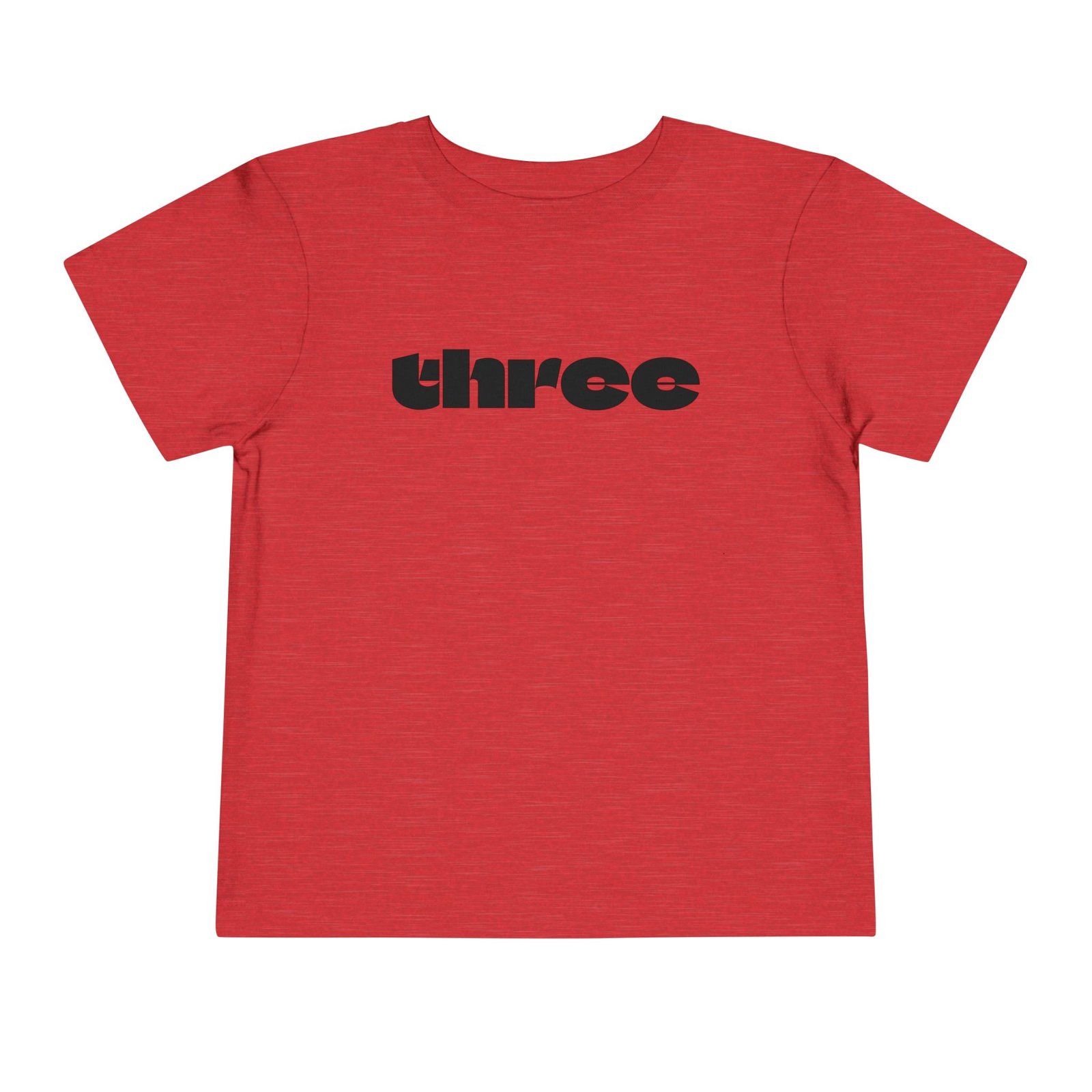 three graphic Toddler Tee | Number Three Shirt, Kids 3rd Birthday Shirt - Image 31