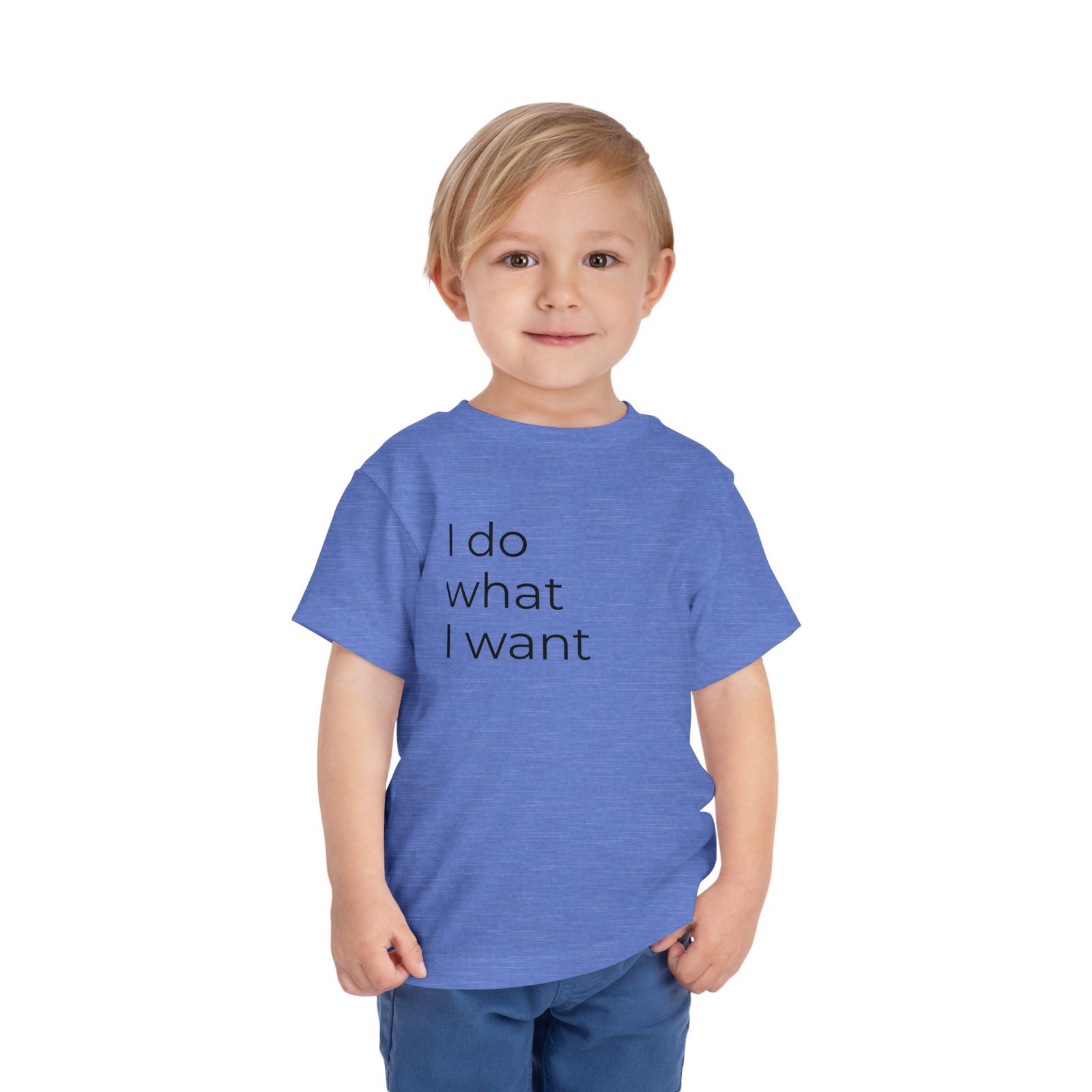 Toddler Tee - "I Do What I Want" Minimalist Toddler T-Shirt - Image 22