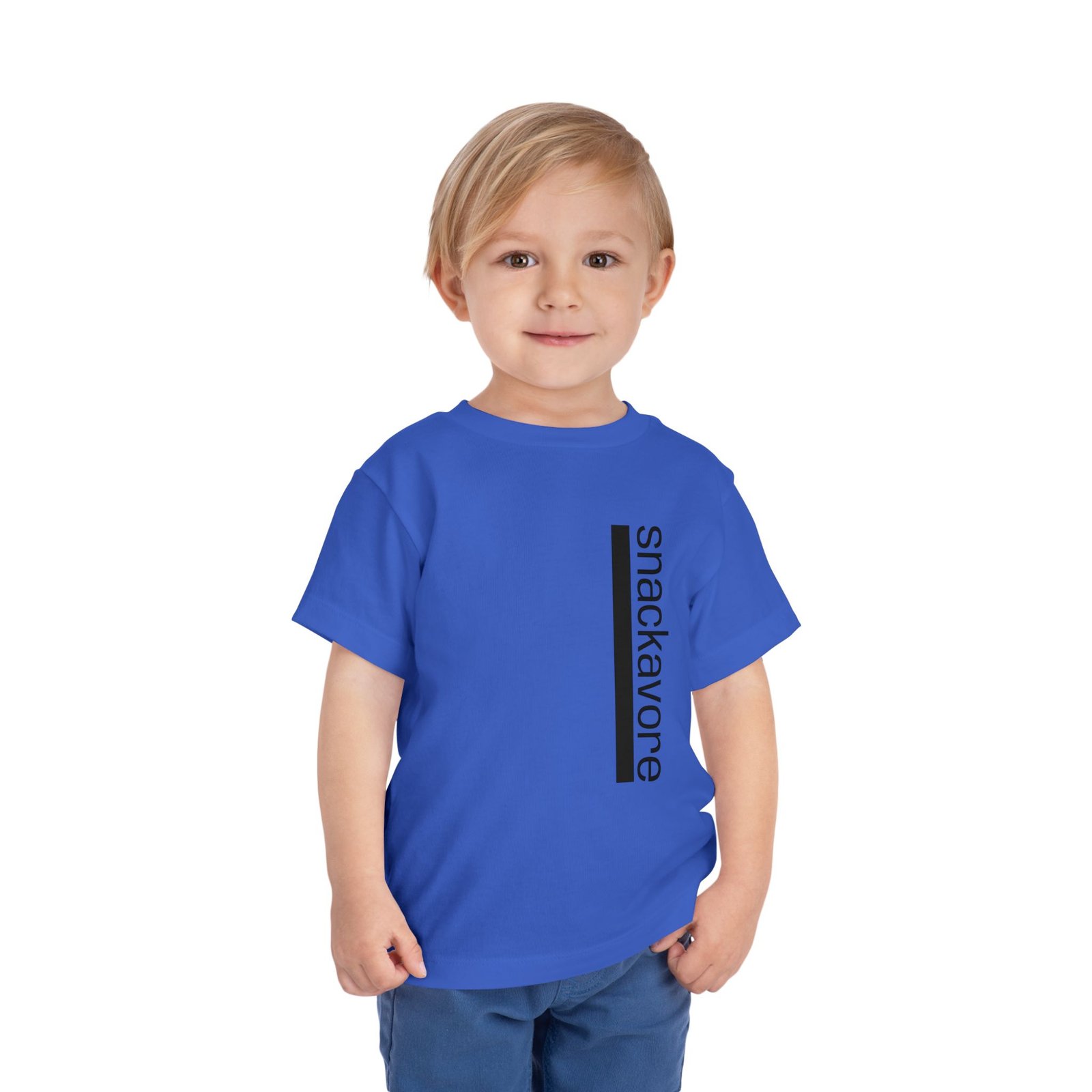 snackavore Toddler T-Shirt | Vertical Text Kids Graphic T-Shirt - Image 21