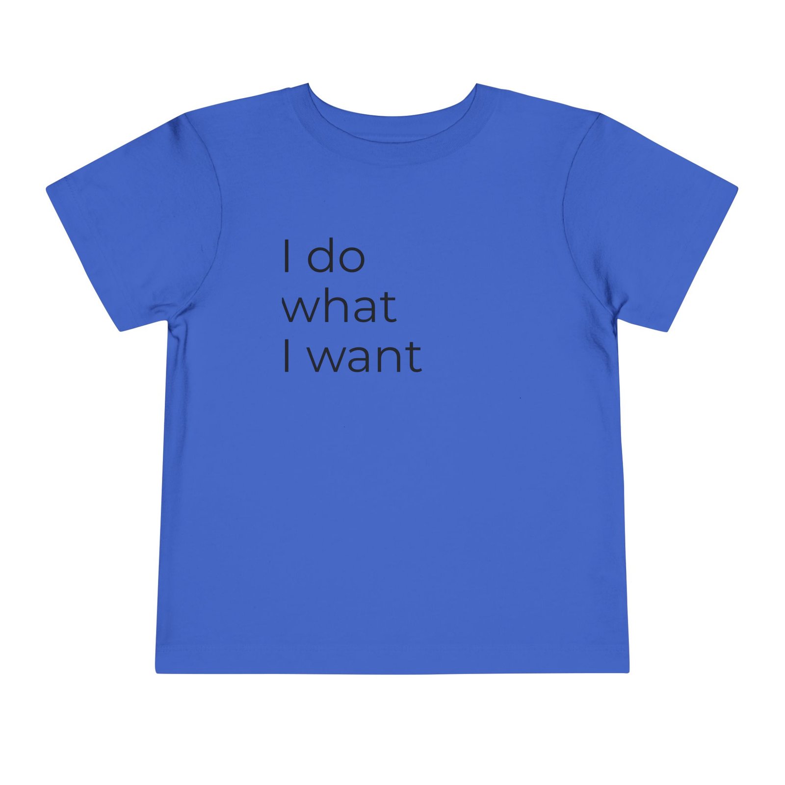 Toddler Tee - "I Do What I Want" Minimalist Toddler T-Shirt - Image 23