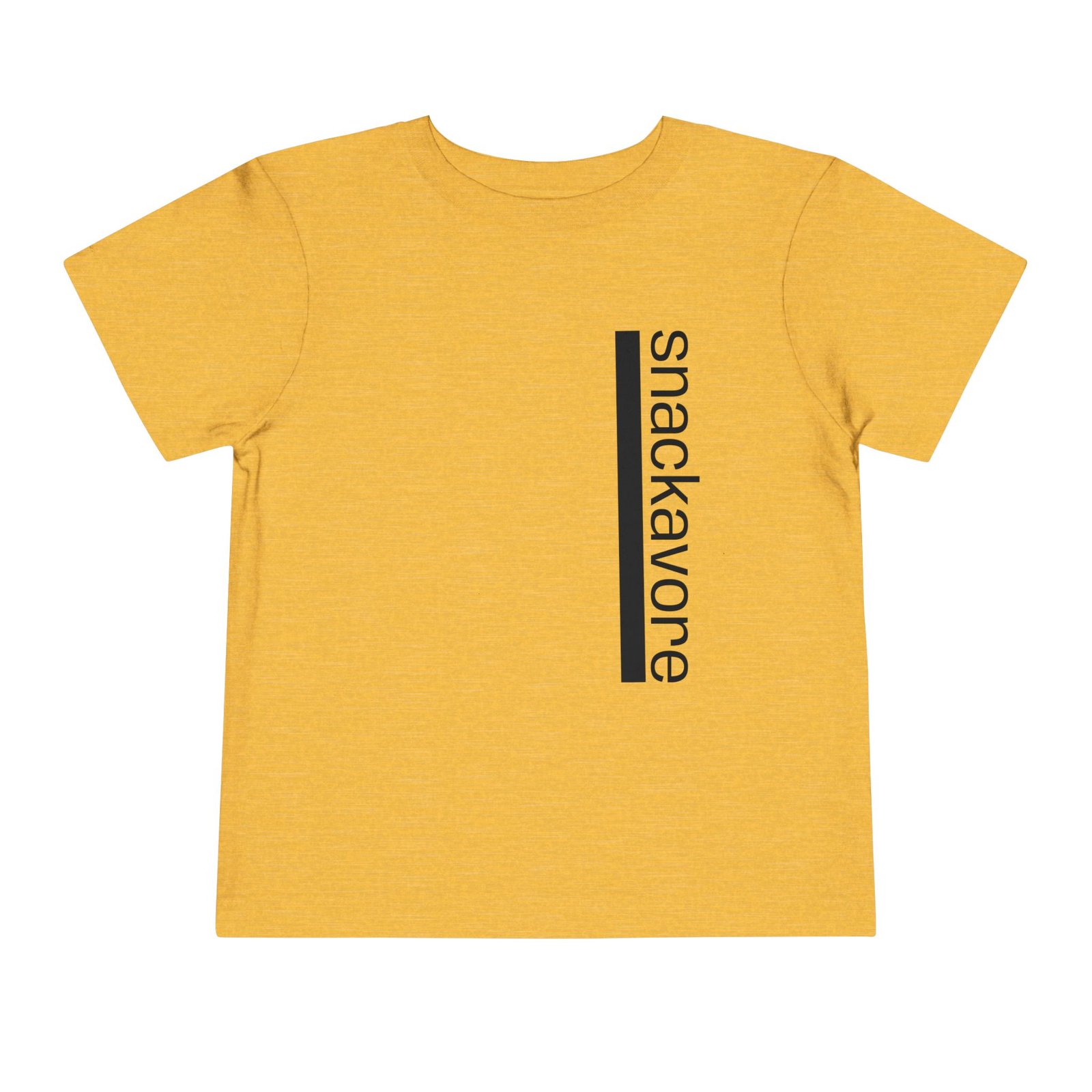 snackavore Toddler T-Shirt | Vertical Text Kids Graphic T-Shirt - Image 13