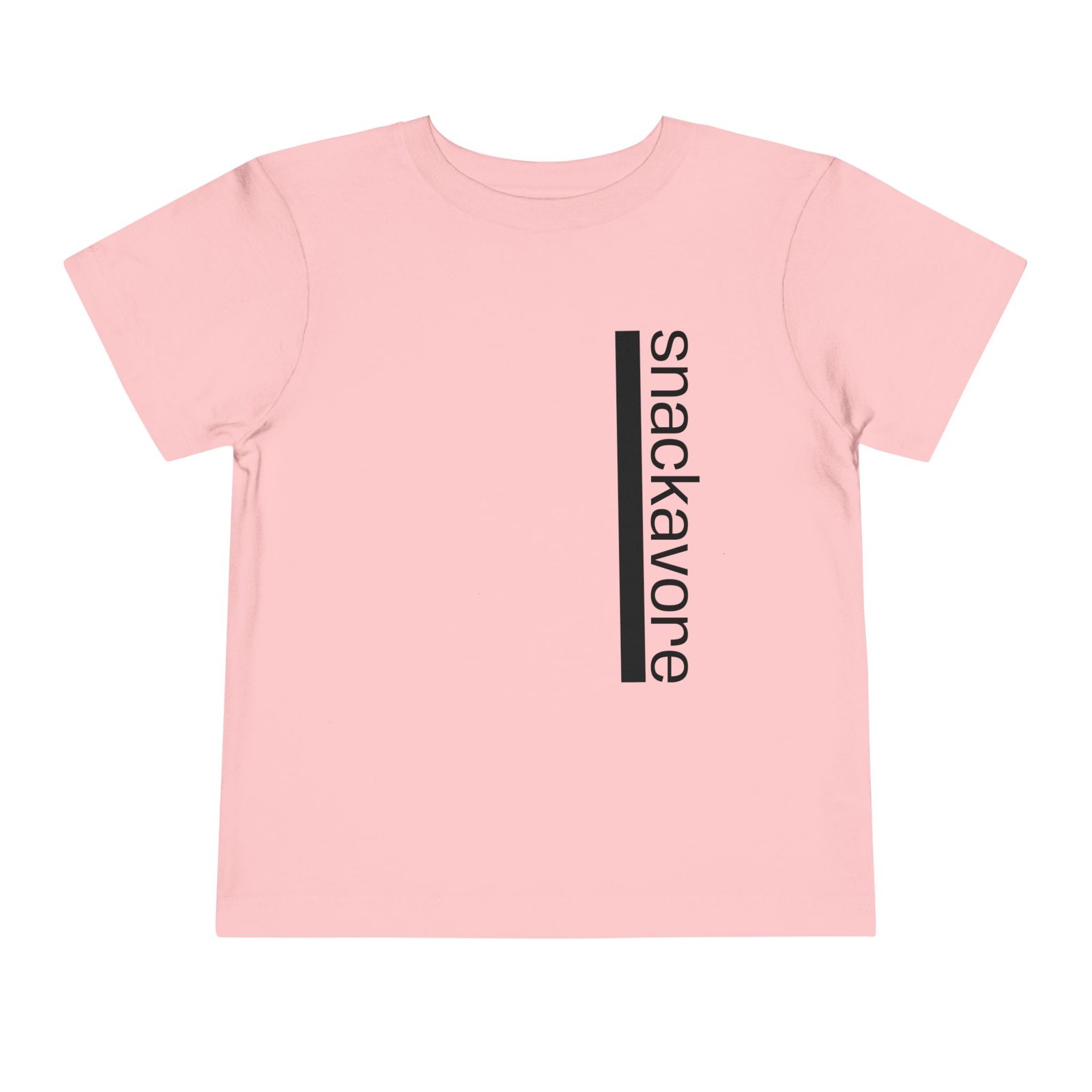 snackavore Toddler T-Shirt | Vertical Text Kids Graphic T-Shirt - Image 25