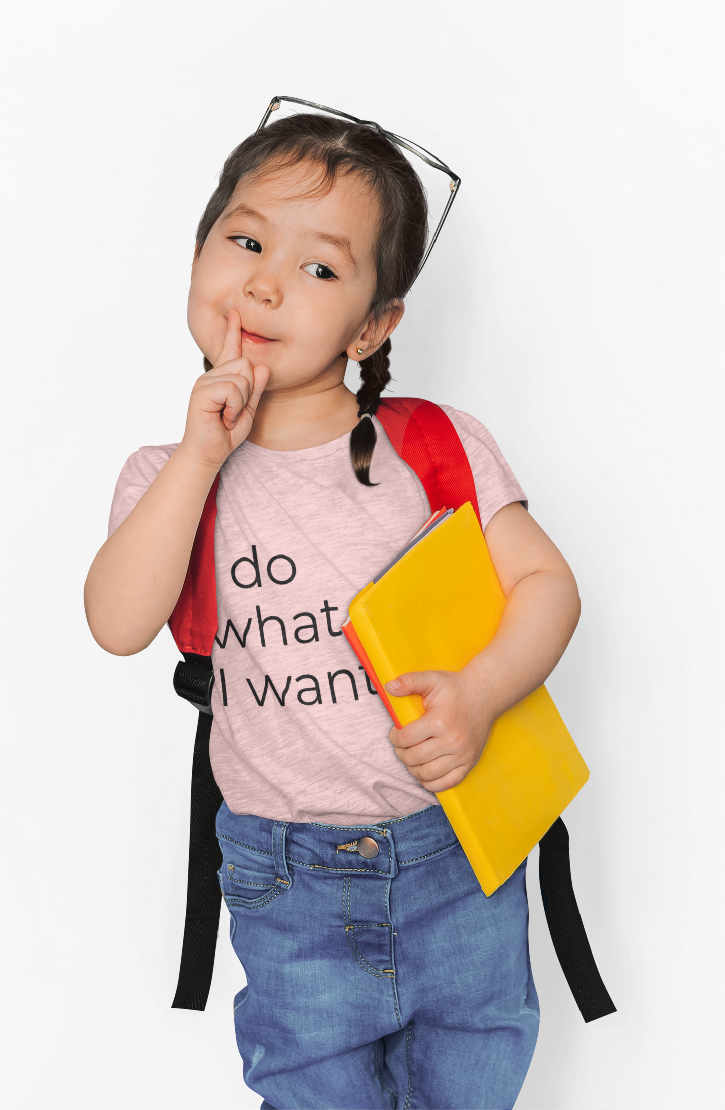 Toddler Tee - "I Do What I Want" Minimalist Toddler T-Shirt