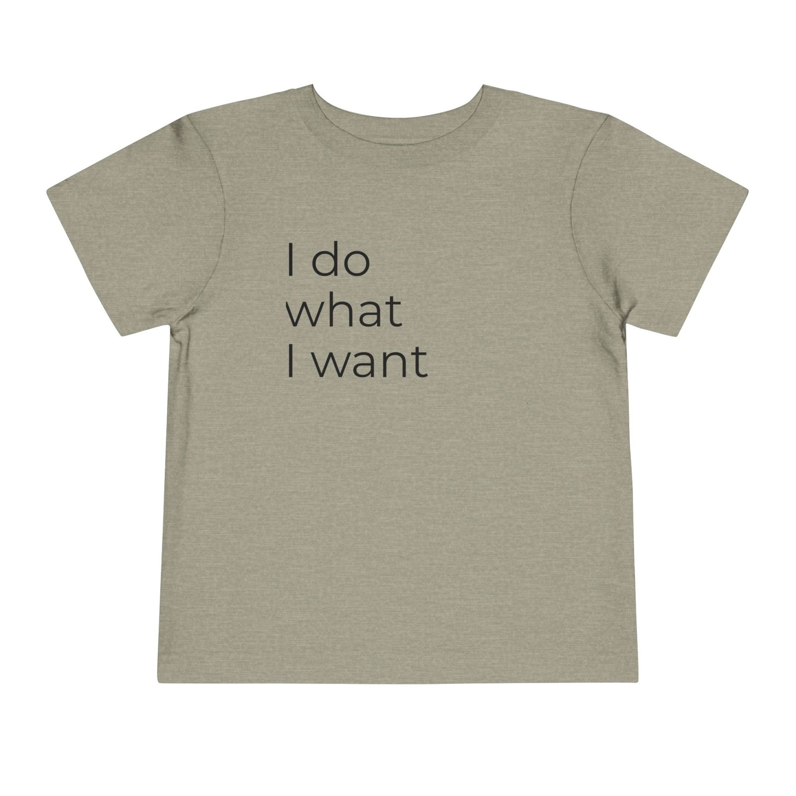 Toddler Tee - "I Do What I Want" Minimalist Toddler T-Shirt - Image 13