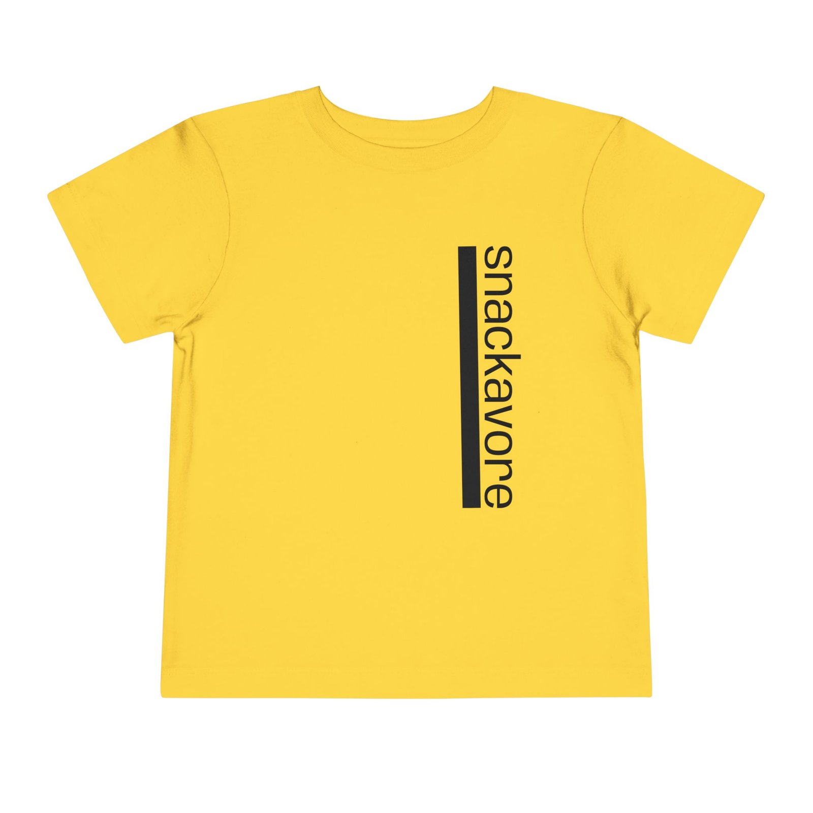snackavore Toddler T-Shirt | Vertical Text Kids Graphic T-Shirt - Image 11