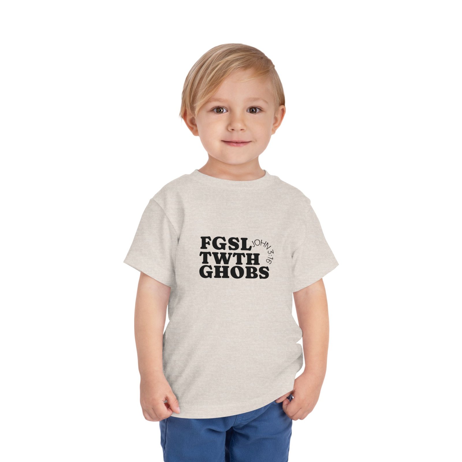 John 3:16 Toddler Tee — Bible Verse Toddler T-Shirt - Image 9