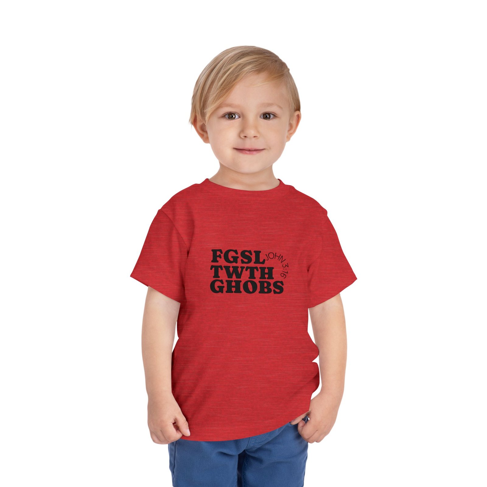 John 3:16 Toddler Tee — Bible Verse Toddler T-Shirt - Image 28