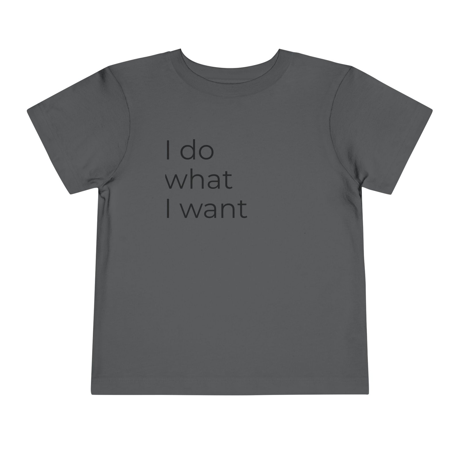 Toddler Tee - "I Do What I Want" Minimalist Toddler T-Shirt - Image 25