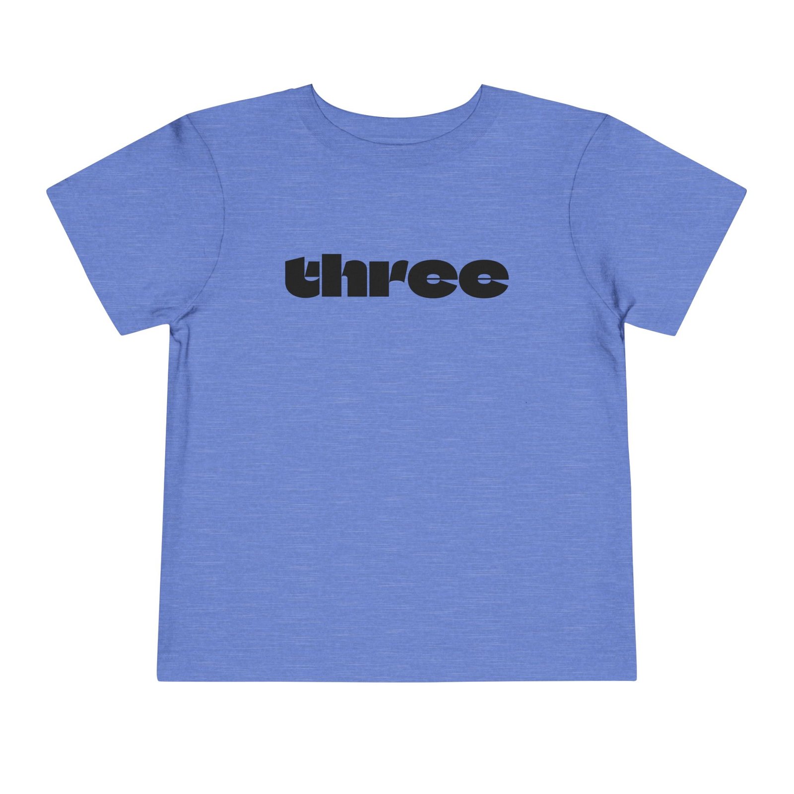 three graphic Toddler Tee | Number Three Shirt, Kids 3rd Birthday Shirt - Image 22