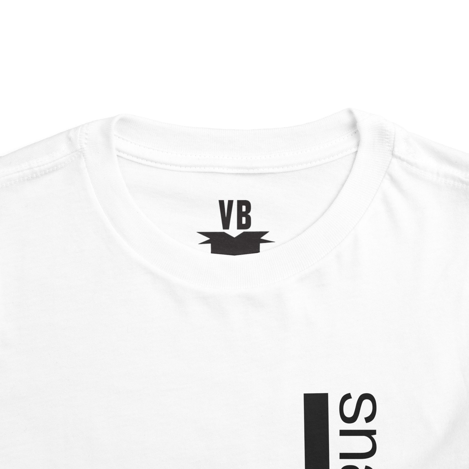 snackavore Toddler T-Shirt | Vertical Text Kids Graphic T-Shirt - Image 5