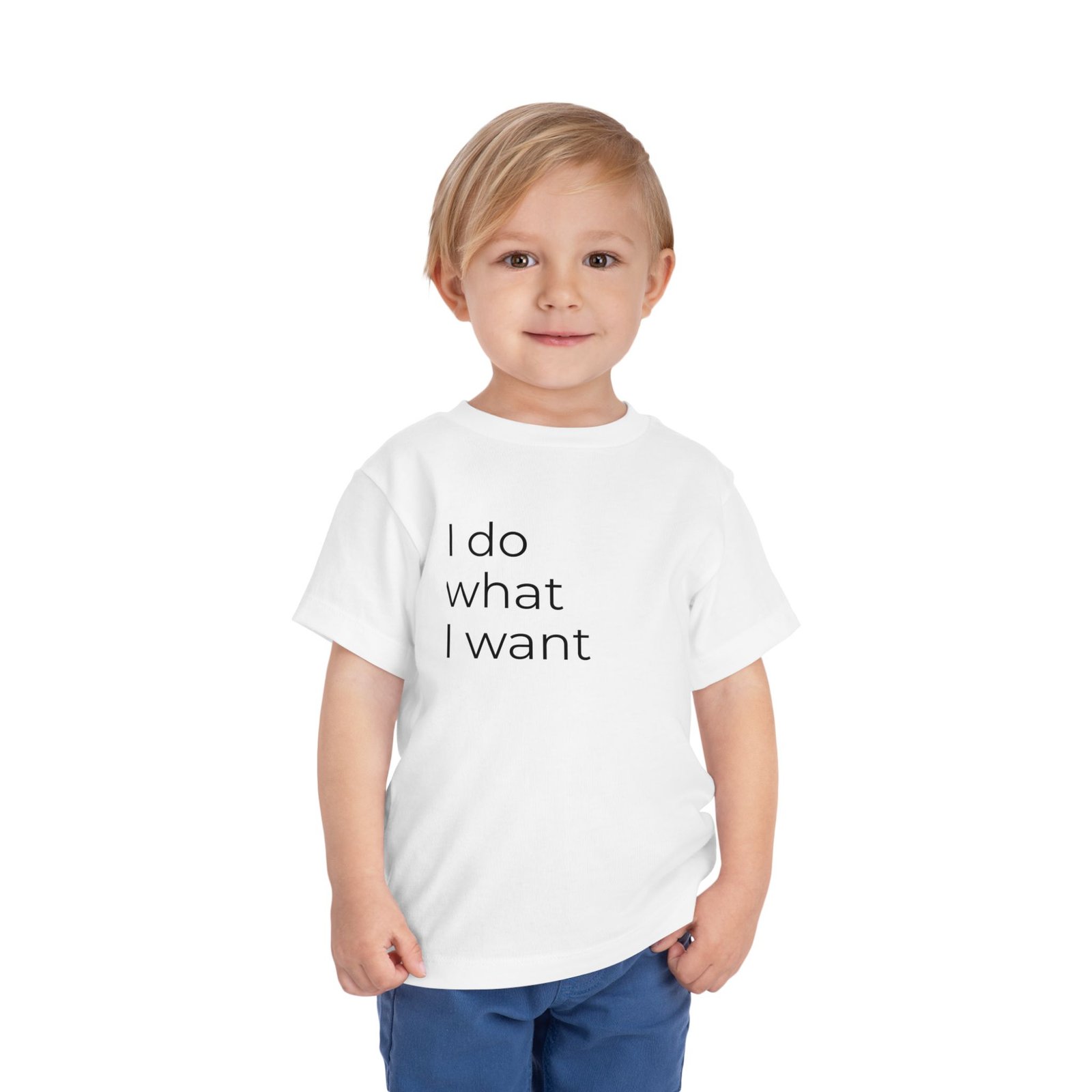 Toddler Tee - "I Do What I Want" Minimalist Toddler T-Shirt - Image 7