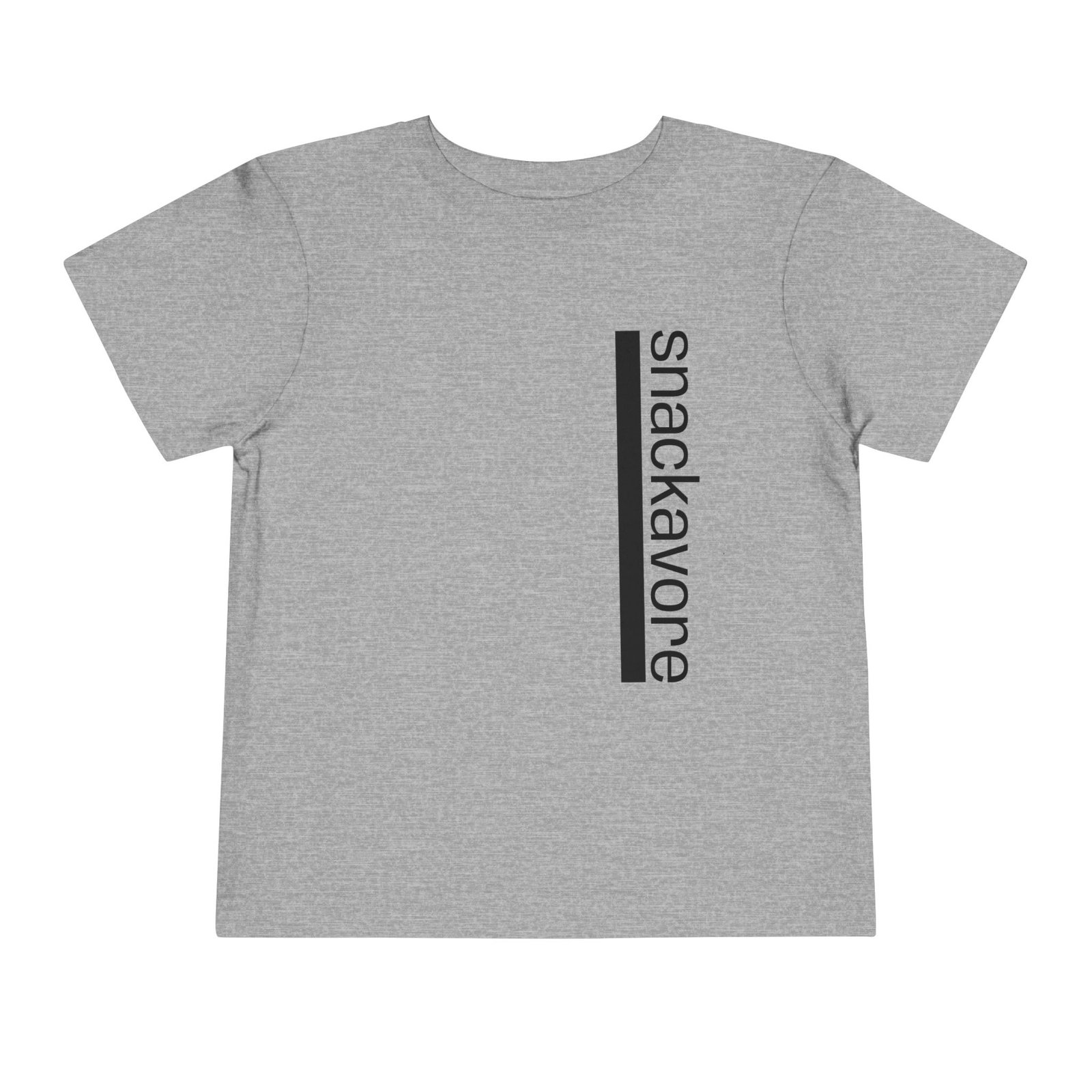 snackavore Toddler T-Shirt | Vertical Text Kids Graphic T-Shirt - Image 16