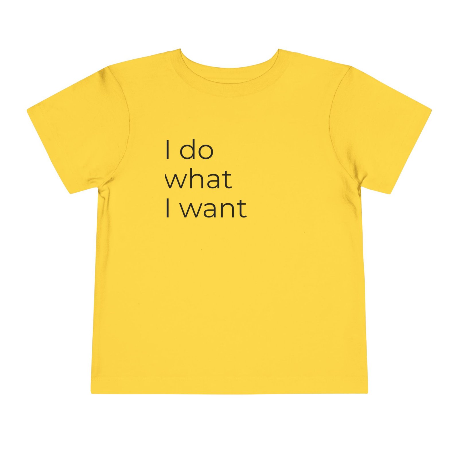 Toddler Tee - "I Do What I Want" Minimalist Toddler T-Shirt - Image 15