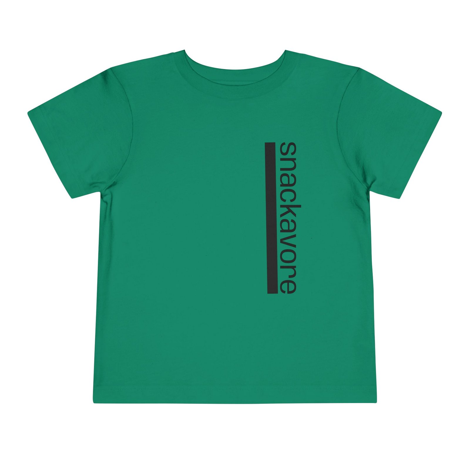 snackavore Toddler T-Shirt | Vertical Text Kids Graphic T-Shirt - Image 14