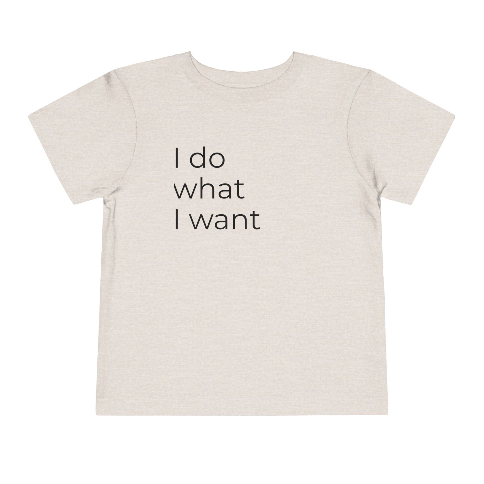 Toddler Tee - "I Do What I Want" Minimalist Toddler T-Shirt - Image 11