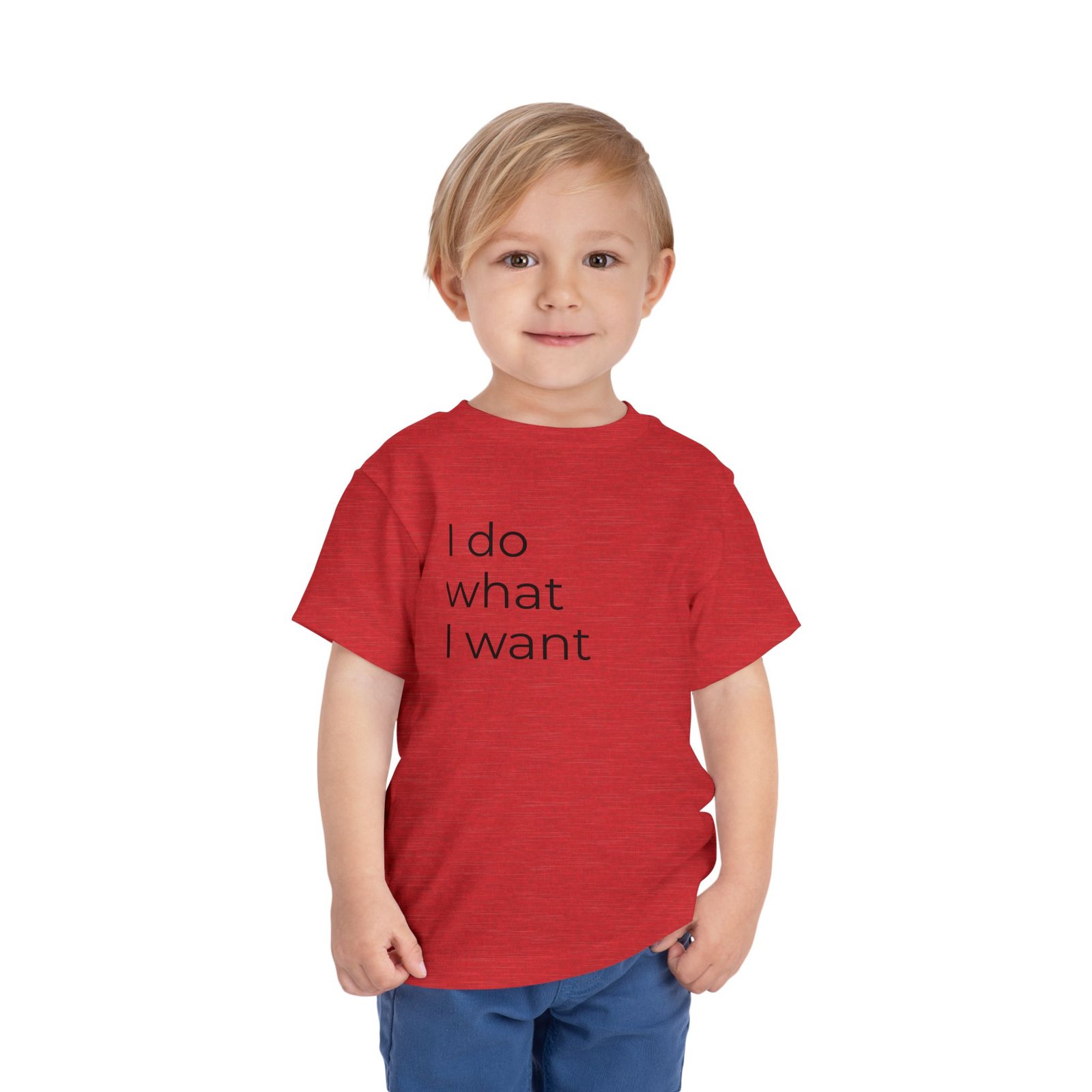 Toddler Tee - "I Do What I Want" Minimalist Toddler T-Shirt - Image 29
