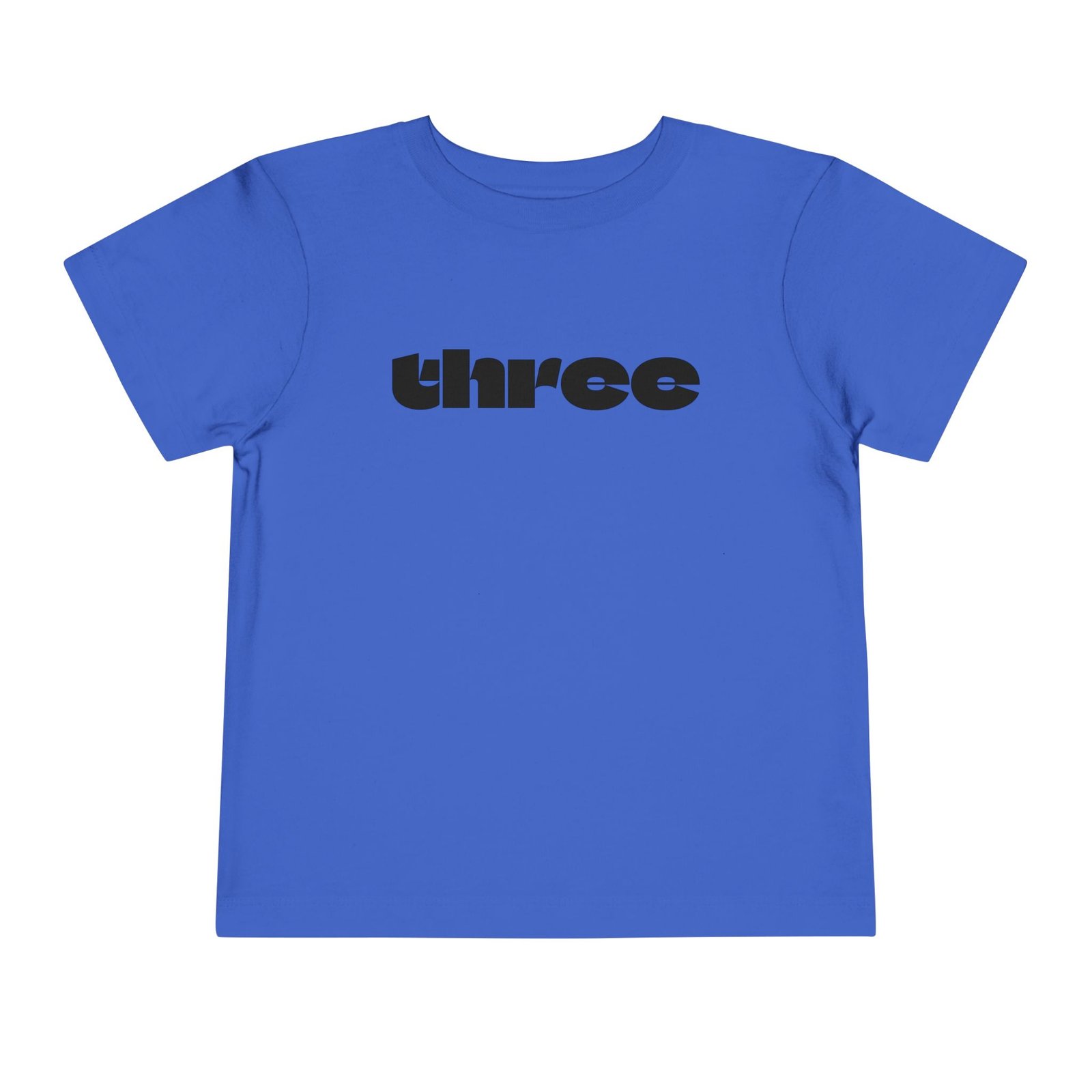 three graphic Toddler Tee | Number Three Shirt, Kids 3rd Birthday Shirt - Image 24