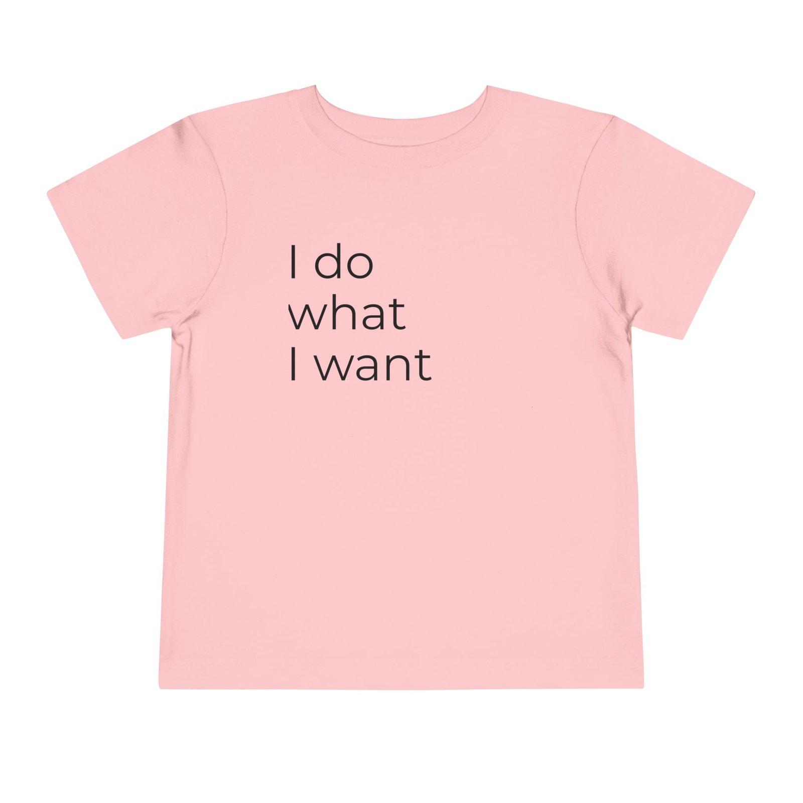 Toddler Tee - "I Do What I Want" Minimalist Toddler T-Shirt - Image 27