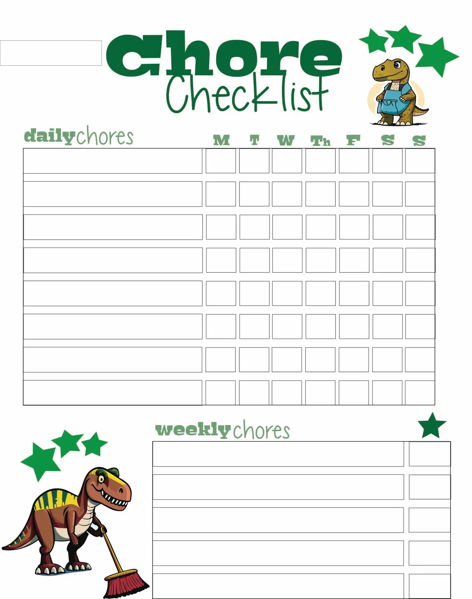 Fun & Easy Ready to Use Chore Checklists for your Littles - Image 5