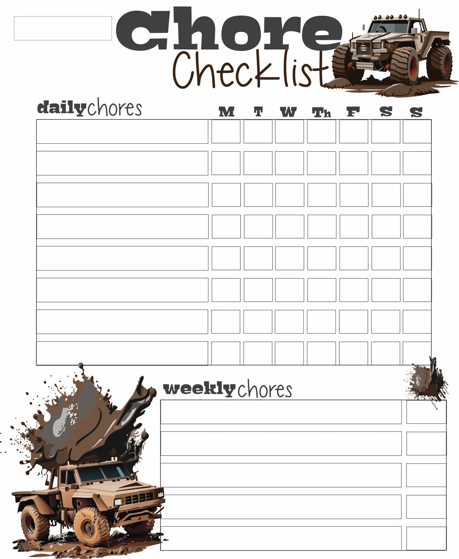 Fun & Easy Ready to Use Chore Checklists for your Littles - Image 6