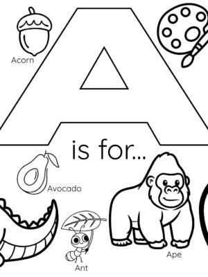 Fun & Educational Toddler ABC Placemats