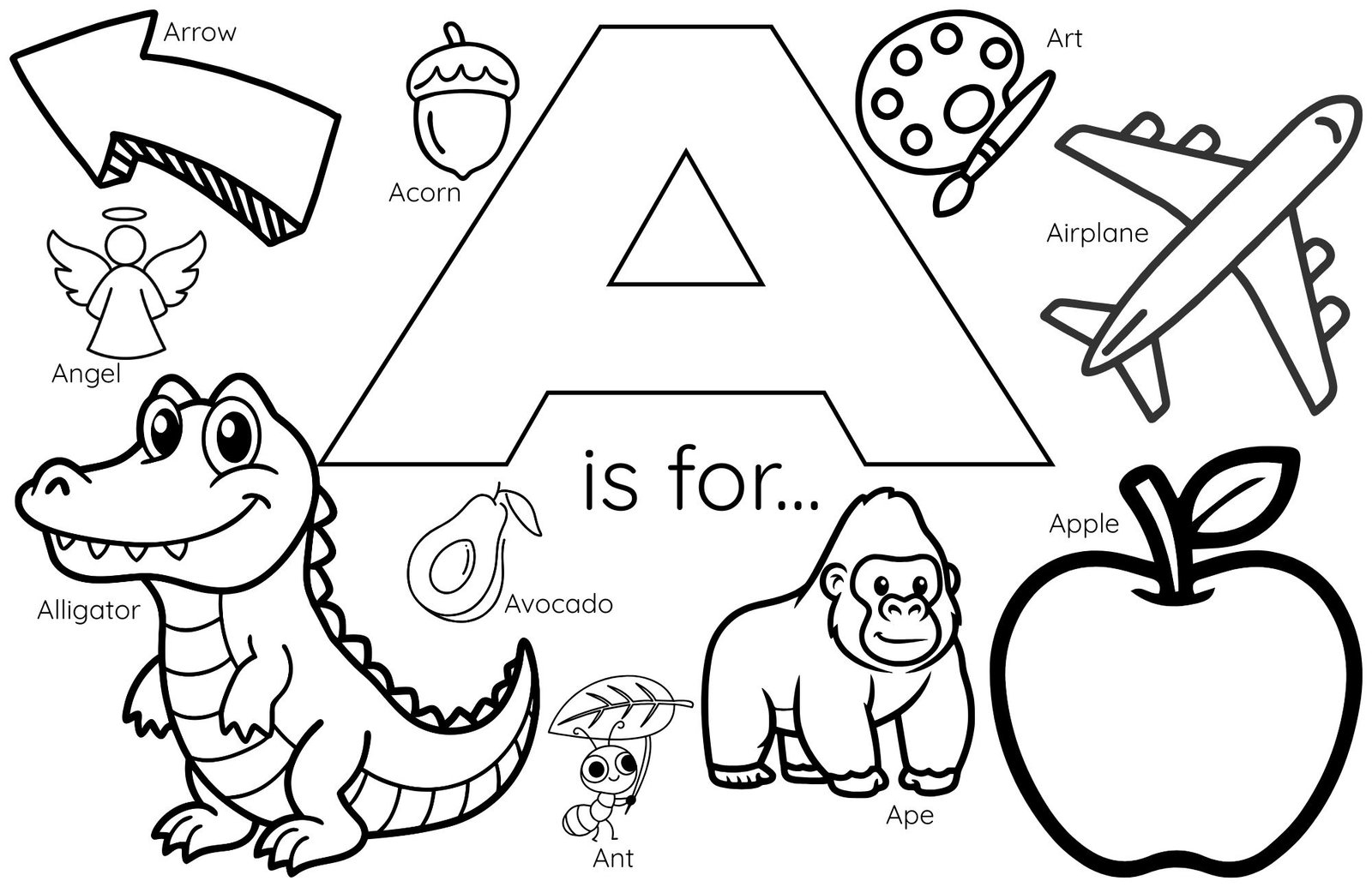 Fun & Educational Toddler ABC Placemats