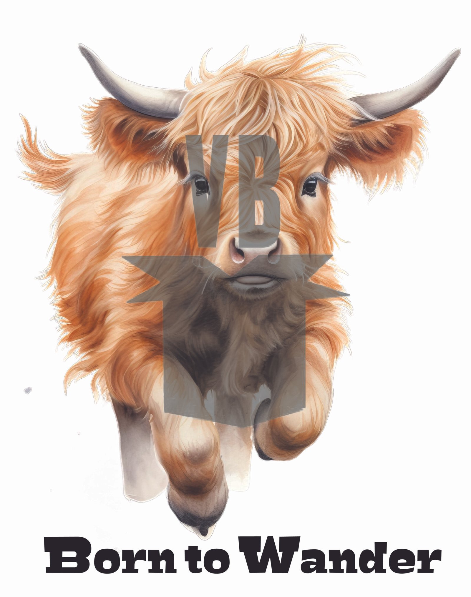 Highland Cow Printable Posters-Set of 3-Digital Download - Image 3